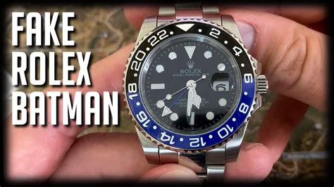 rolex batman replica vs real|how to tell genuine rolex.